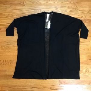 Chico’s Black Convertible Cardigan Sweater Size 00